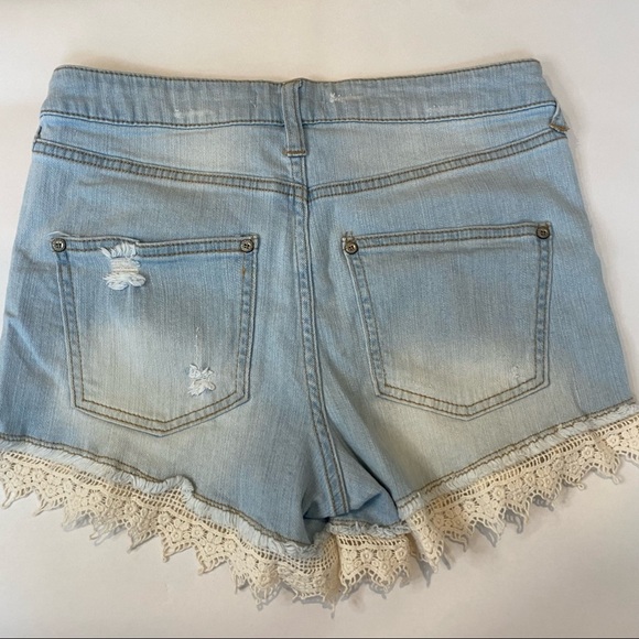 Ladies Altard State denim jean shorts light wash size 27 - Picture 5 of 6